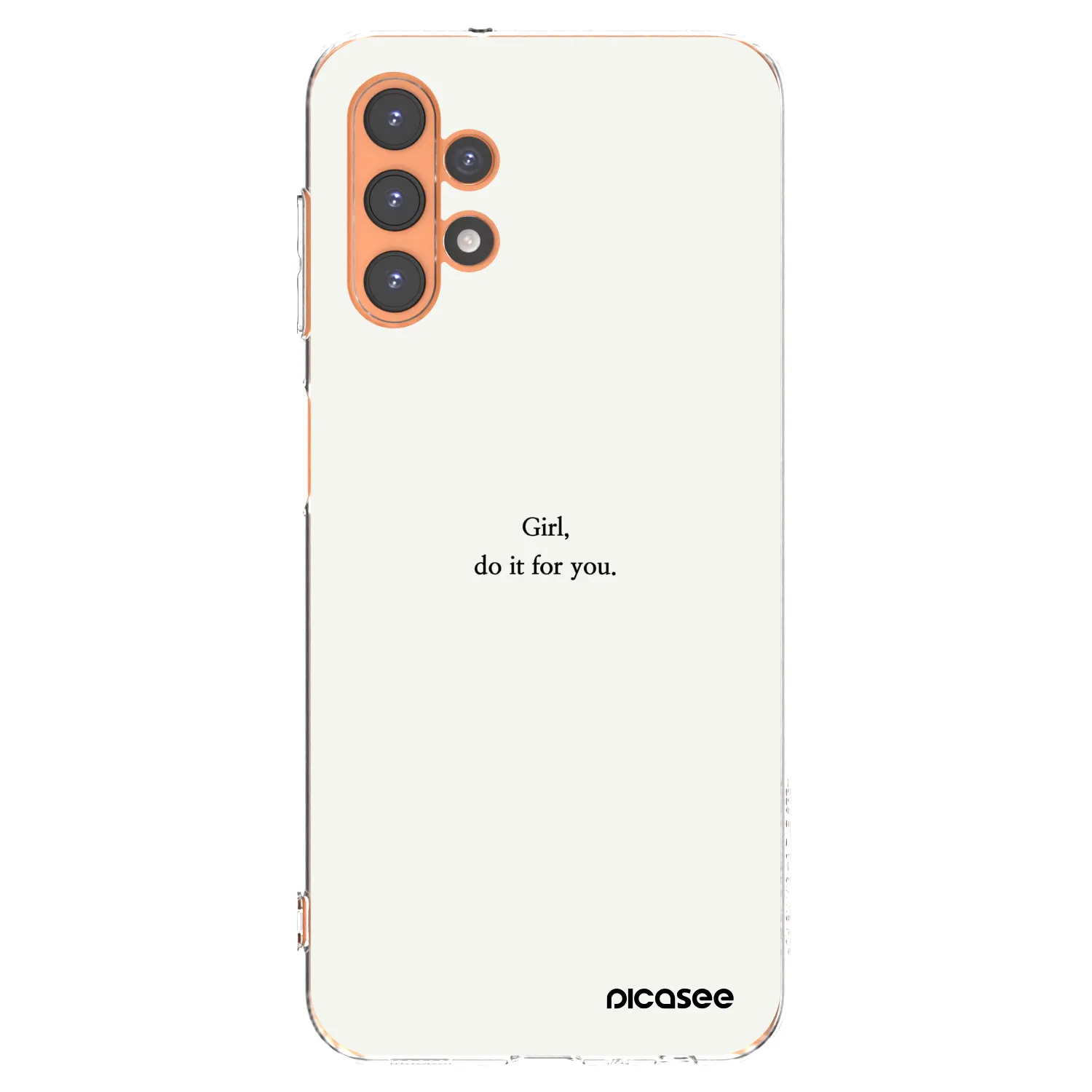 Picasee silikonowe przeźroczyste etui na Samsung Galaxy A13 5G - Girl, do it for you