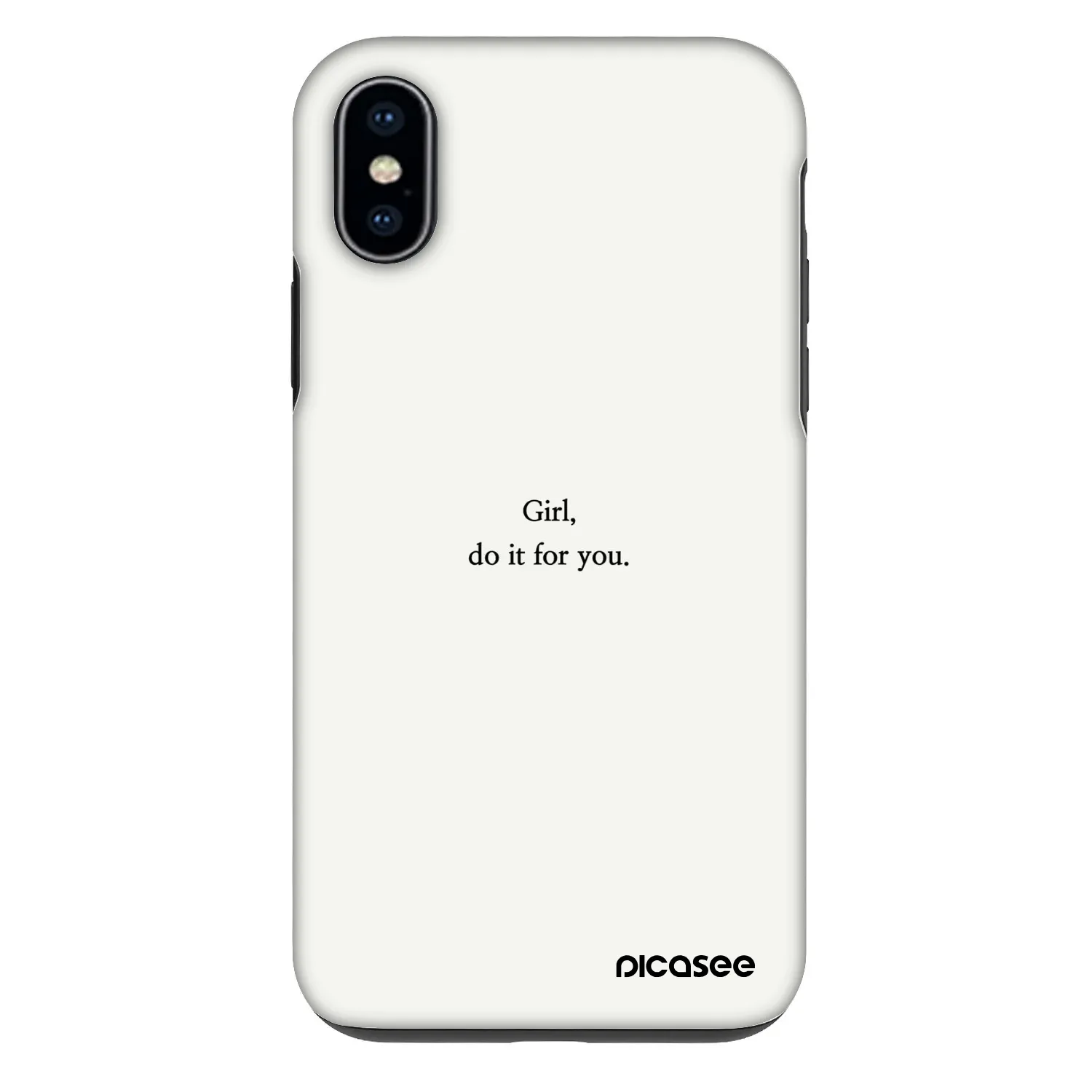 Picasee Fashion Case na Apple iPhone X/XS - Girl, do it for you