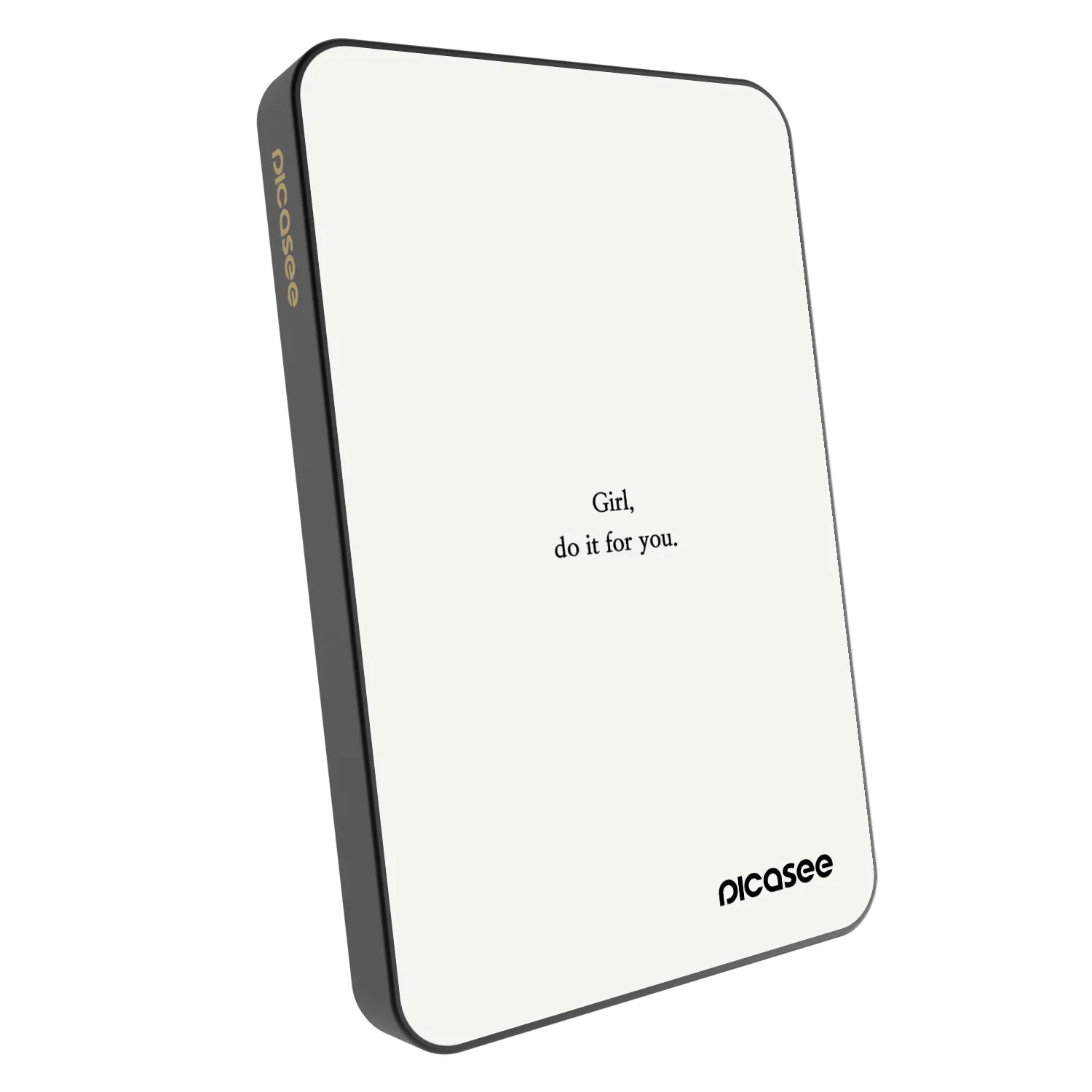 Picasee Powerbank z MagSafe 5 000 mAh Szary - Girl, do it for you