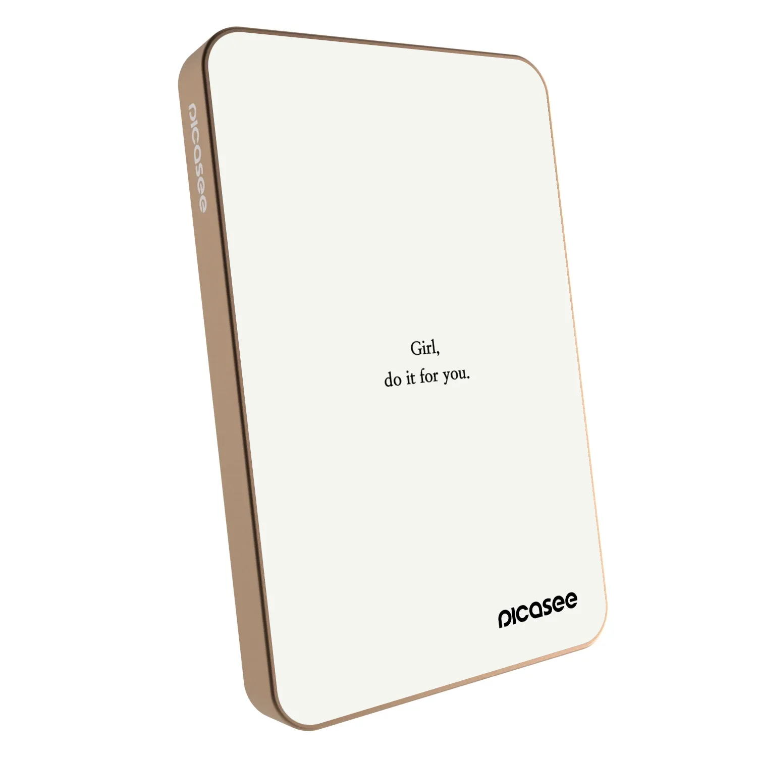 Picasee Powerbank z MagSafe 5 000 mAh Złoty - Girl, do it for you