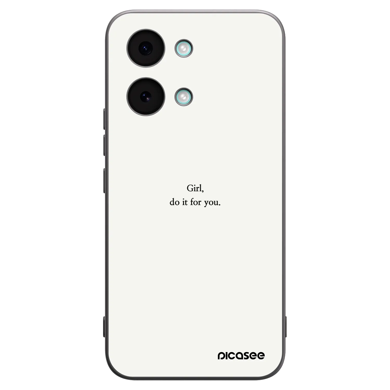 Picasee silikonowe czarne etui na Xiaomi Poco X8 Pro Max - Girl, do it for you