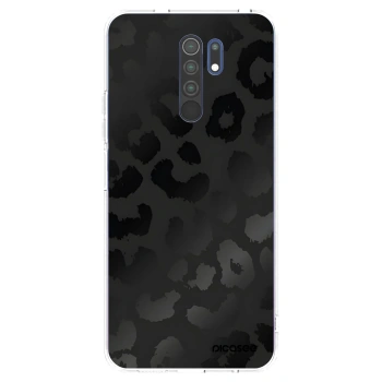 Picasee silikonowe przeźroczyste etui na Xiaomi Redmi 9 - Midnight Leopard