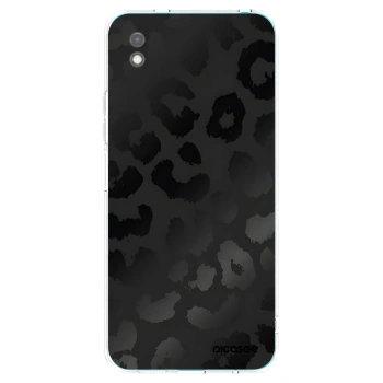 Picasee silikonowe czarne etui na Xiaomi Redmi 9A - Midnight Leopard