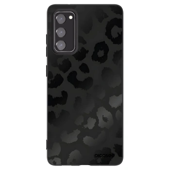 Picasee silikonowe czarne etui na Samsung Galaxy S20 FE - Midnight Leopard