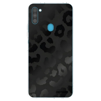 Picasee silikonowe przeźroczyste etui na Samsung Galaxy M11 - Midnight Leopard