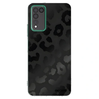 Picasee silikonowe przeźroczyste etui na Honor 10X Lite - Midnight Leopard