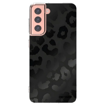 Picasee silikonowe przeźroczyste etui na Samsung Galaxy S21 5G G991B - Midnight Leopard