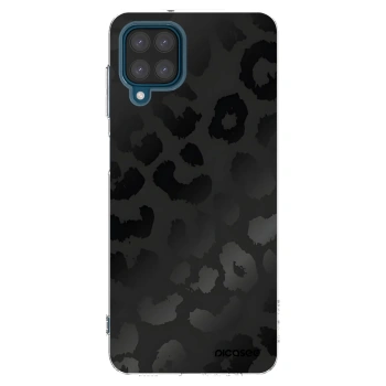 Picasee silikonowe przeźroczyste etui na Samsung Galaxy A12 A125F - Midnight Leopard