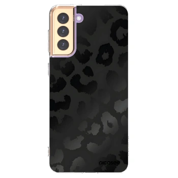 Picasee silikonowe przeźroczyste etui na Samsung Galaxy S21+ 5G G996F - Midnight Leopard