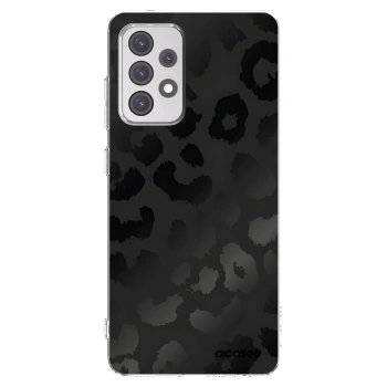 Picasee silikonowe przeźroczyste etui na Samsung Galaxy A52 5G A525F - Midnight Leopard