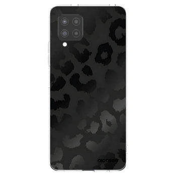 Picasee silikonowe przeźroczyste etui na Samsung Galaxy A42 A426B - Midnight Leopard