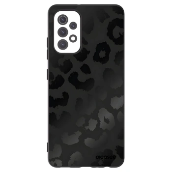 Picasee silikonowe czarne etui na Samsung Galaxy A32 5G A326B - Midnight Leopard