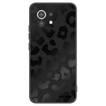 Picasee silikonowe czarne etui na Xiaomi Mi 11 - Midnight Leopard