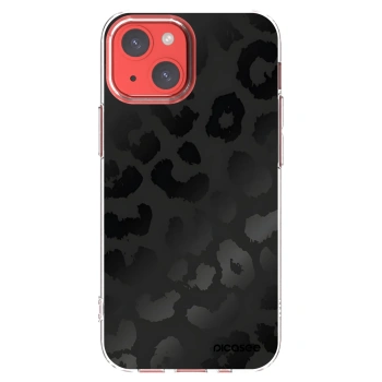 Picasee silikonowe przeźroczyste etui na Apple iPhone 13 mini - Midnight Leopard
