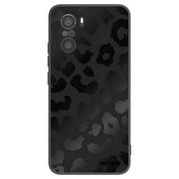 Picasee silikonowe czarne etui na Xiaomi Poco F3 - Midnight Leopard