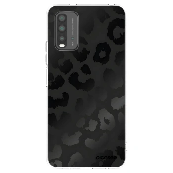 Picasee silikonowe przeźroczyste etui na Xiaomi Redmi 9T - Midnight Leopard