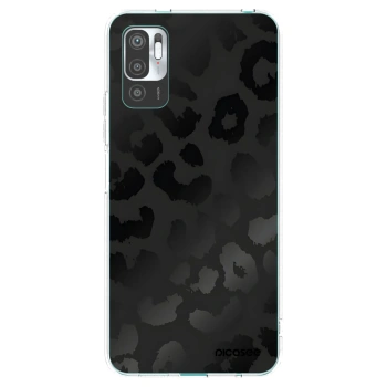 Picasee silikonowe przeźroczyste etui na Xiaomi Redmi Note 10 5G - Midnight Leopard