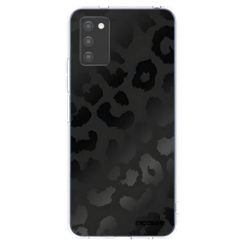Picasee silikonowe przeźroczyste etui na Samsung Galaxy A02s A025G - Midnight Leopard