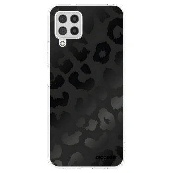 Picasee silikonowe przeźroczyste etui na Samsung Galaxy A22 A225F 4G - Midnight Leopard