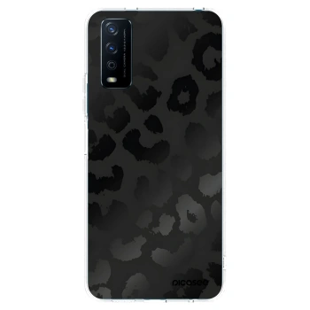 Picasee silikonowe przeźroczyste etui na Vivo Y11s - Midnight Leopard