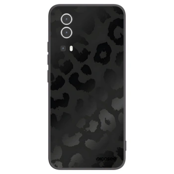 Picasee silikonowe czarne etui na Vivo Y72 5G - Midnight Leopard
