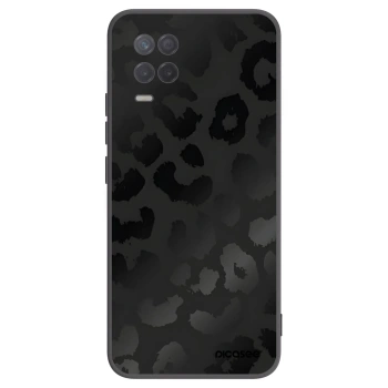 Picasee silikonowe czarne etui na Realme 8 5G - Midnight Leopard
