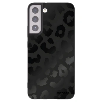 Picasee silikonowe czarne etui na Samsung Galaxy S22+ 5G - Midnight Leopard