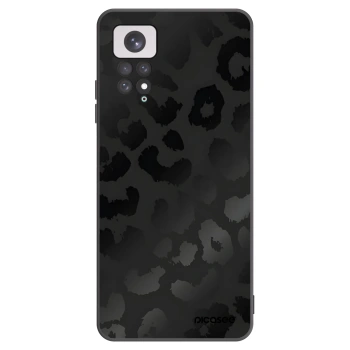 Picasee silikonowe czarne etui na Xiaomi Redmi Note 11 - Midnight Leopard