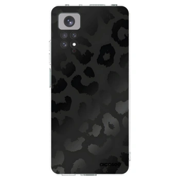 Picasee silikonowe przeźroczyste etui na Xiaomi Redmi Note 11S 4G - Midnight Leopard