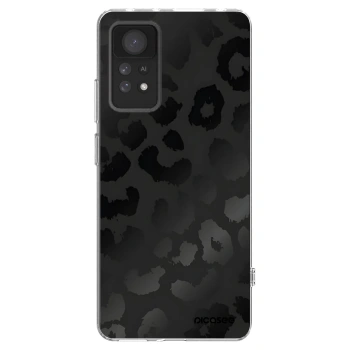 Picasee silikonowe przeźroczyste etui na Xiaomi Redmi Note 11 Pro 5G - Midnight Leopard