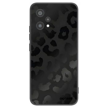 Picasee silikonowe czarne etui na Realme 9 Pro 5G - Midnight Leopard