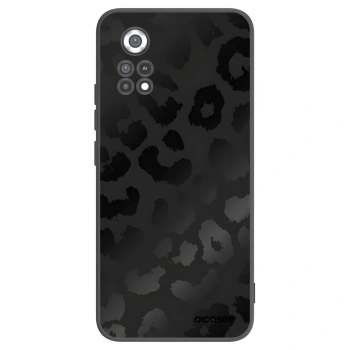 Picasee silikonowe czarne etui na Xiaomi Poco X4 Pro 5G - Midnight Leopard