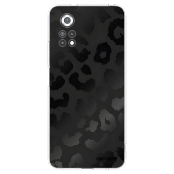 Picasee silikonowe przeźroczyste etui na Xiaomi Poco X4 Pro 5G - Midnight Leopard