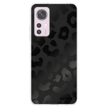 Picasee silikonowe przeźroczyste etui na Xiaomi 12 - Midnight Leopard