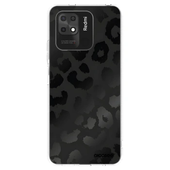 Picasee silikonowe przeźroczyste etui na Xiaomi Redmi 10C - Midnight Leopard
