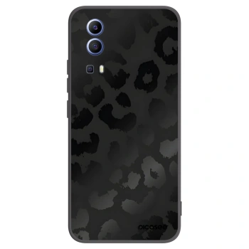 Picasee silikonowe czarne etui na Vivo Y52 5G - Midnight Leopard