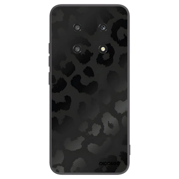 Picasee silikonowe czarne etui na Honor Magic4 Lite 5G - Midnight Leopard