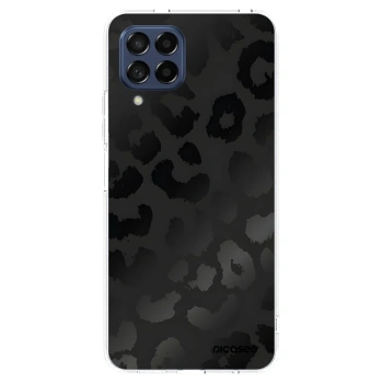 Picasee silikonowe przeźroczyste etui na Samsung Galaxy M53 5G - Midnight Leopard