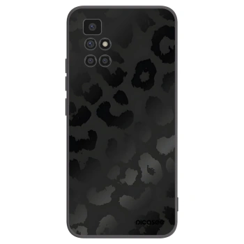 Picasee silikonowe czarne etui na Xiaomi Redmi 10 (2022) - Midnight Leopard