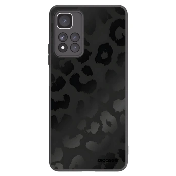 Picasee silikonowe czarne etui na Xiaomi Redmi Note 11 Pro+ 5G - Midnight Leopard