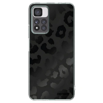 Picasee silikonowe przeźroczyste etui na Xiaomi Redmi Note 11 Pro+ 5G - Midnight Leopard