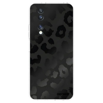 Picasee silikonowe przeźroczyste etui na Honor 70 - Midnight Leopard