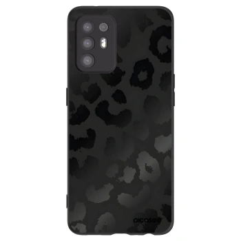 Picasee silikonowe czarne etui na OPPO A94 5G - Midnight Leopard