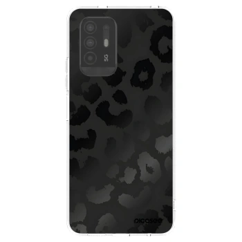 Picasee silikonowe przeźroczyste etui na OPPO A94 5G - Midnight Leopard