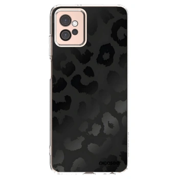 Picasee silikonowe przeźroczyste etui na Motorola Moto G32 - Midnight Leopard