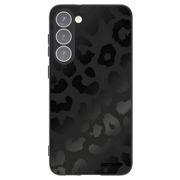 Picasee silikonowe czarne etui na Samsung Galaxy S23+ 5G - Midnight Leopard