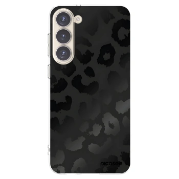 Picasee silikonowe przeźroczyste etui na Samsung Galaxy S23+ 5G - Midnight Leopard