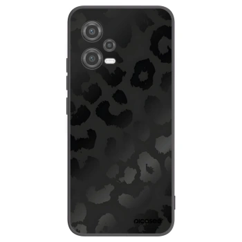 Picasee silikonowe czarne etui na Xiaomi Poco X5 - Midnight Leopard