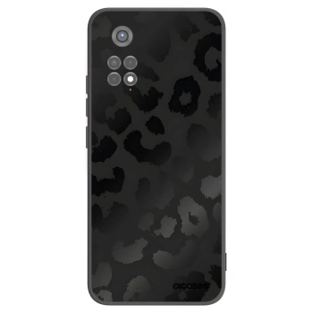 Picasee silikonowe czarne etui na Xiaomi Redmi Note 11S 5G - Midnight Leopard