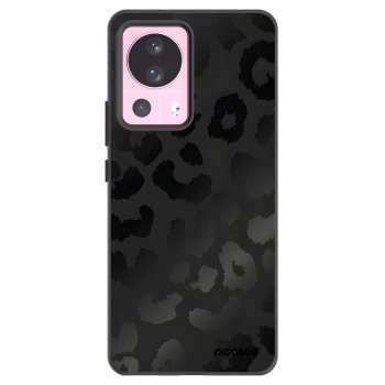 Picasee silikonowe czarne etui na Xiaomi 13 Lite - Midnight Leopard